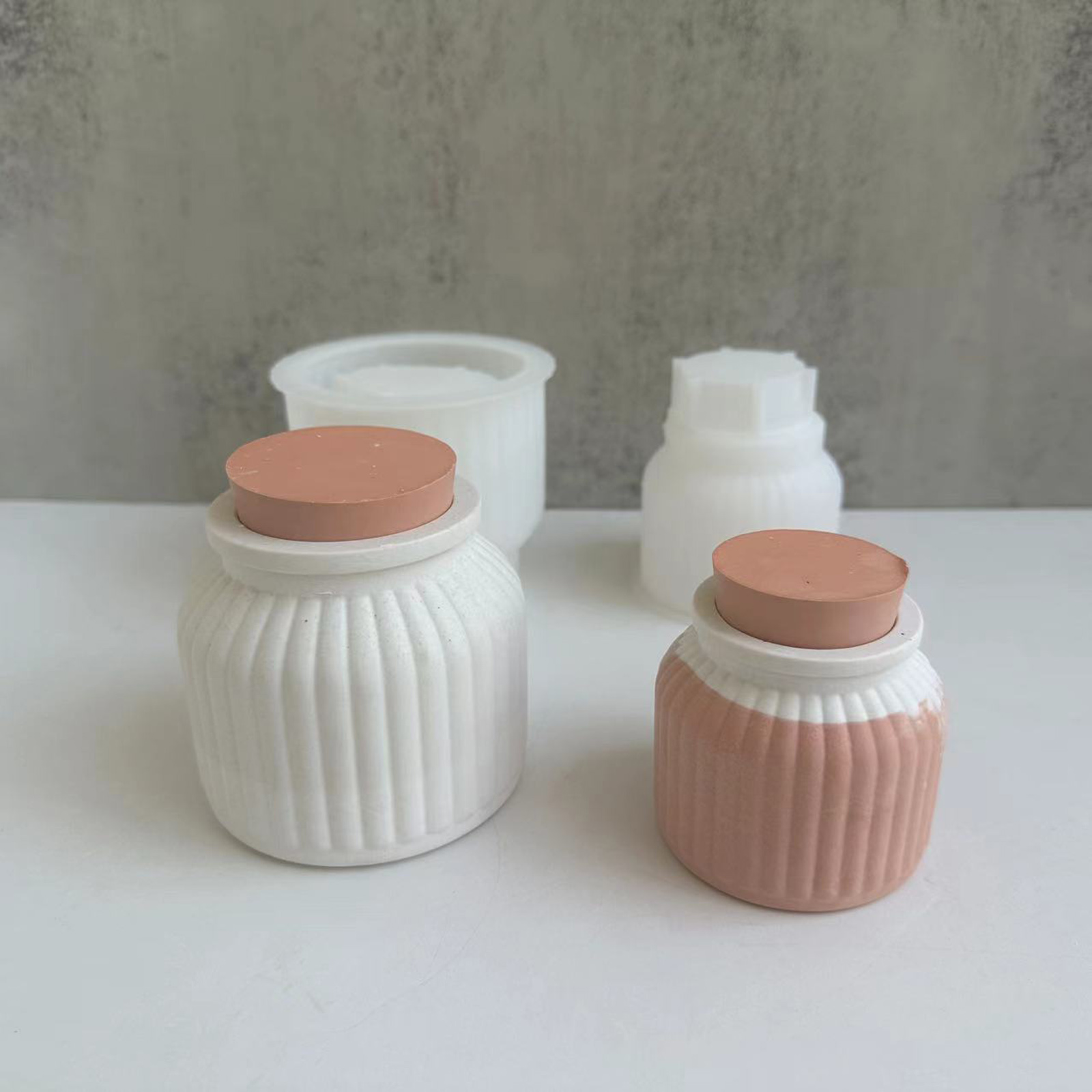 Silicone Epoxy Resin Molds Set - DIY 공예용 병 실리콘 몰드, 레진
