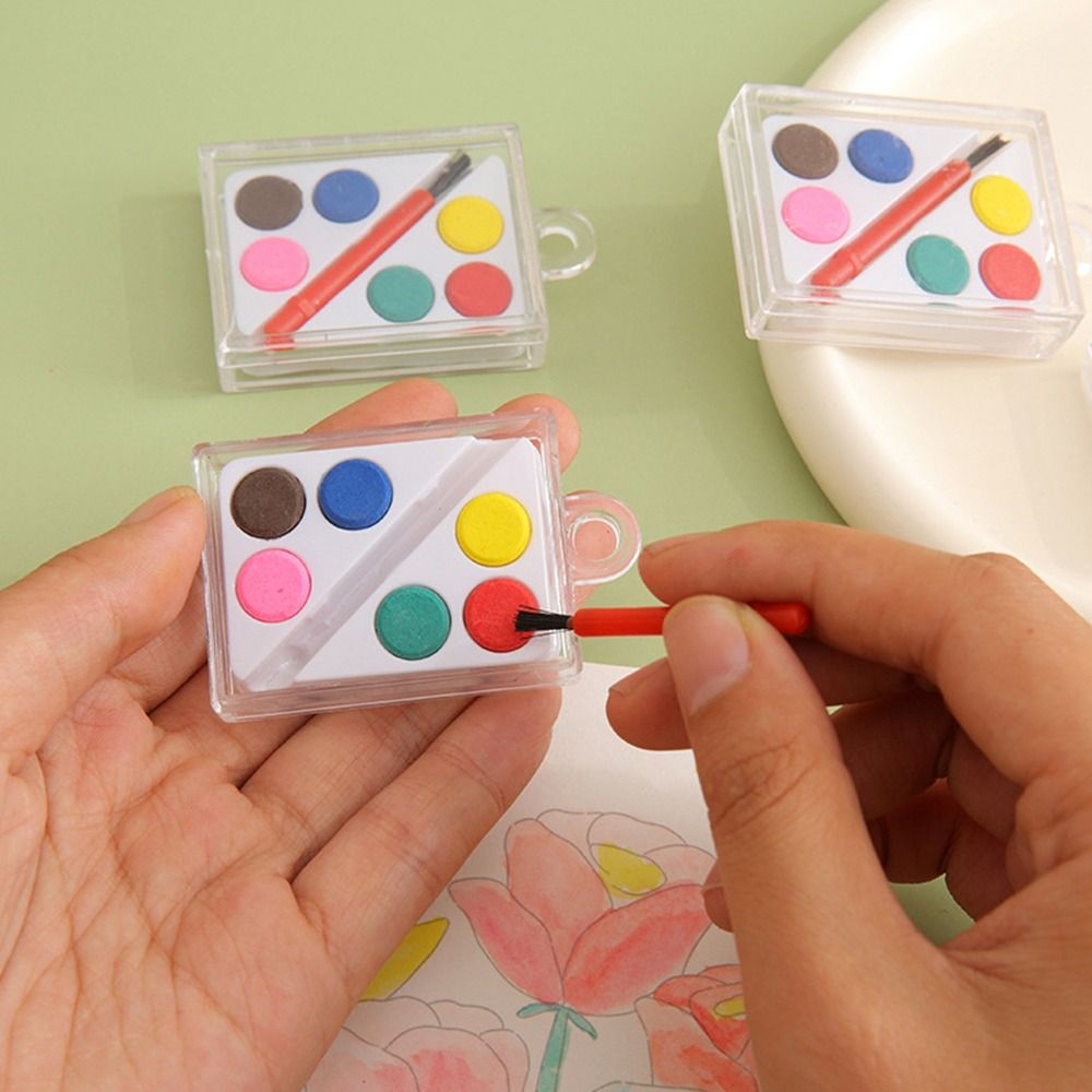 Watercolor Paint Set Solid Pigment - 고품질 페인팅 브러쉬 수채화 물감 세트