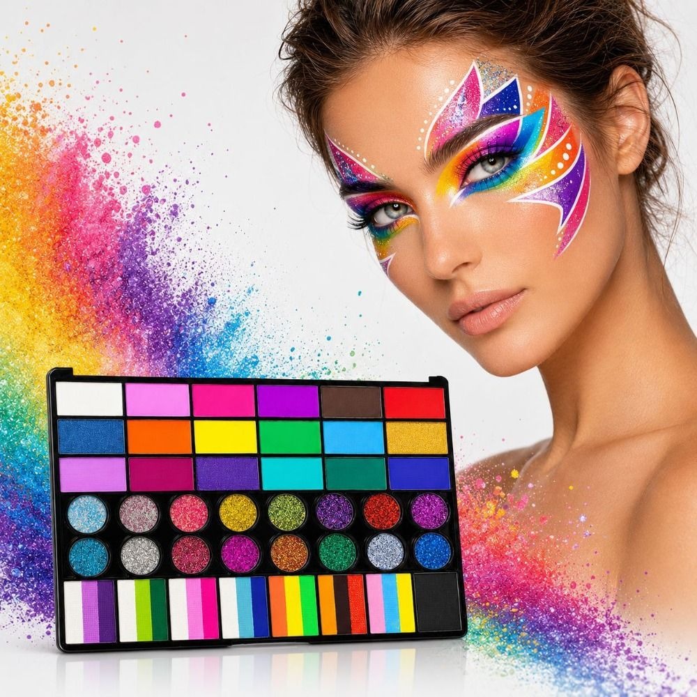 Watercolor Paint Set Solid Pigment - 42색 수채화 물감 세트, 선명한 색상의