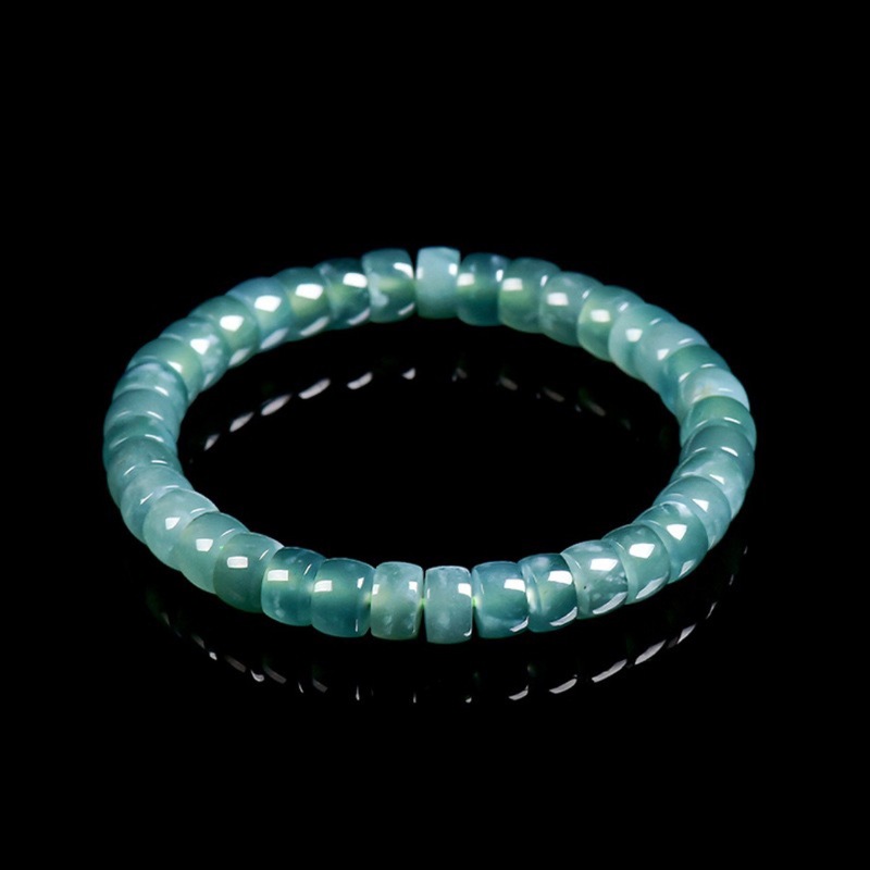 Beading - 천연 A급 비취 블루 워터 올드