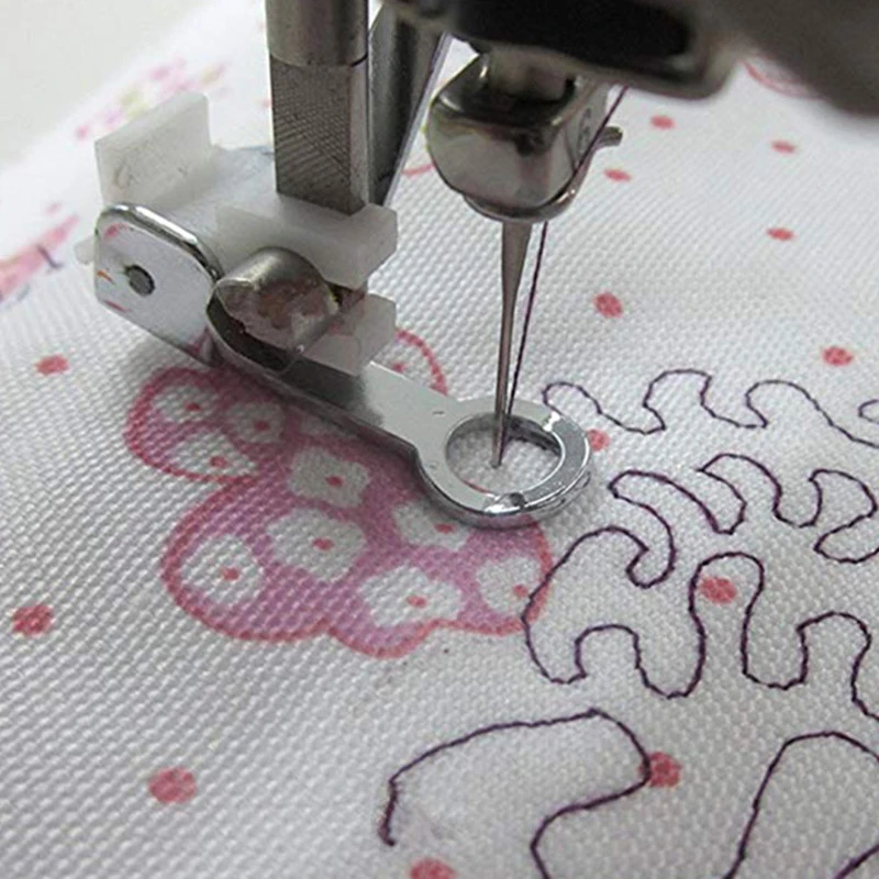 Mini Electric Sewing Machine Handheld - 재봉틀 프레서풋 다링잉 프리 모션 풋