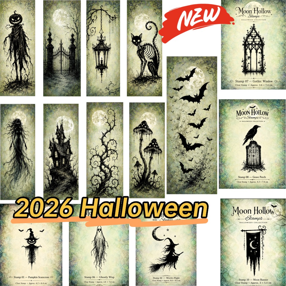 Clear Silicone Stamps For Card Making - 캡슐 컬렉션 홀리데이 보더스 스탬프 메탈