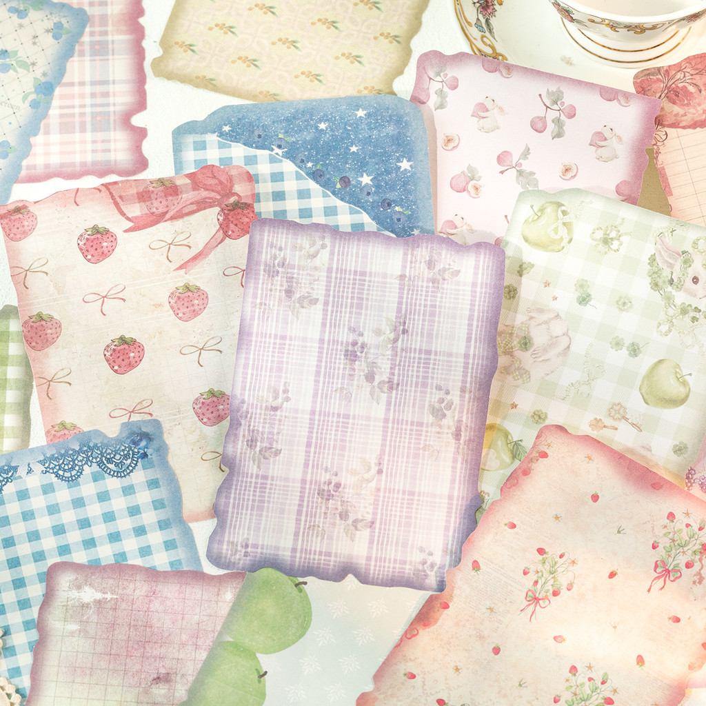 Vintage Junk Journal Scrapbooking Paper - 30장 빈티지 스크랩북 용지, 스크랩북킹 재료,