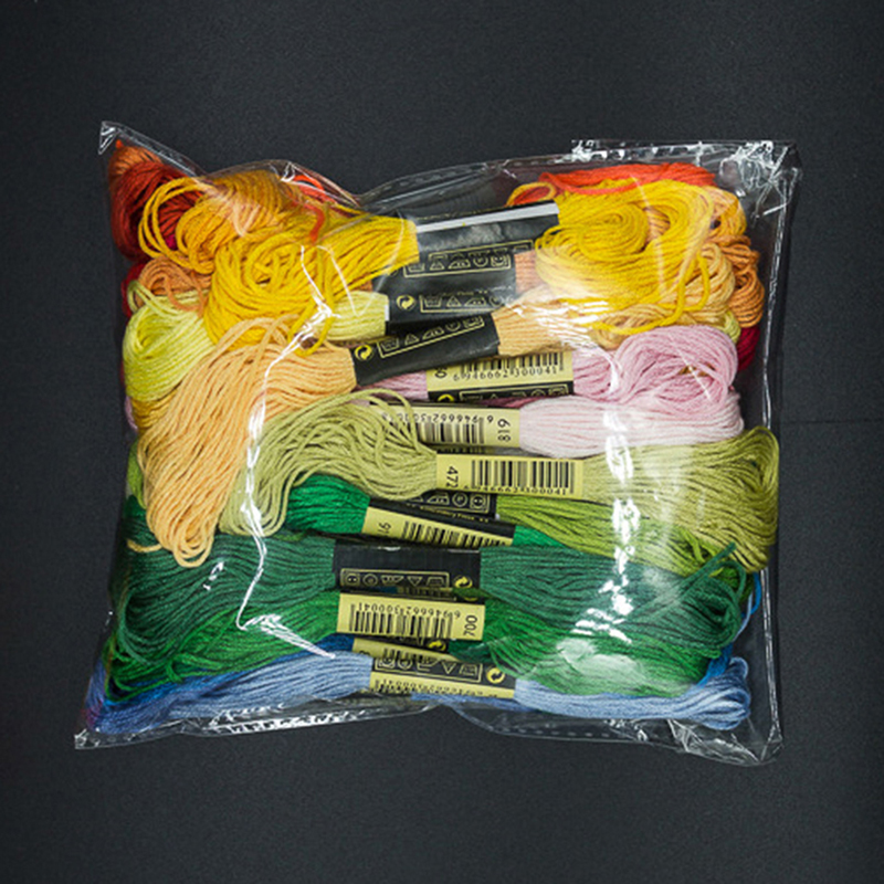 Cotton Embroidery Thread Skeins - C 24/100/50 멀티컬러 크로스 실 면사