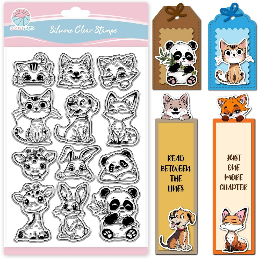 Clear Silicone Stamps For Card Making - 고양이 개 토끼 스크랩북을위한 클리어 스탬프