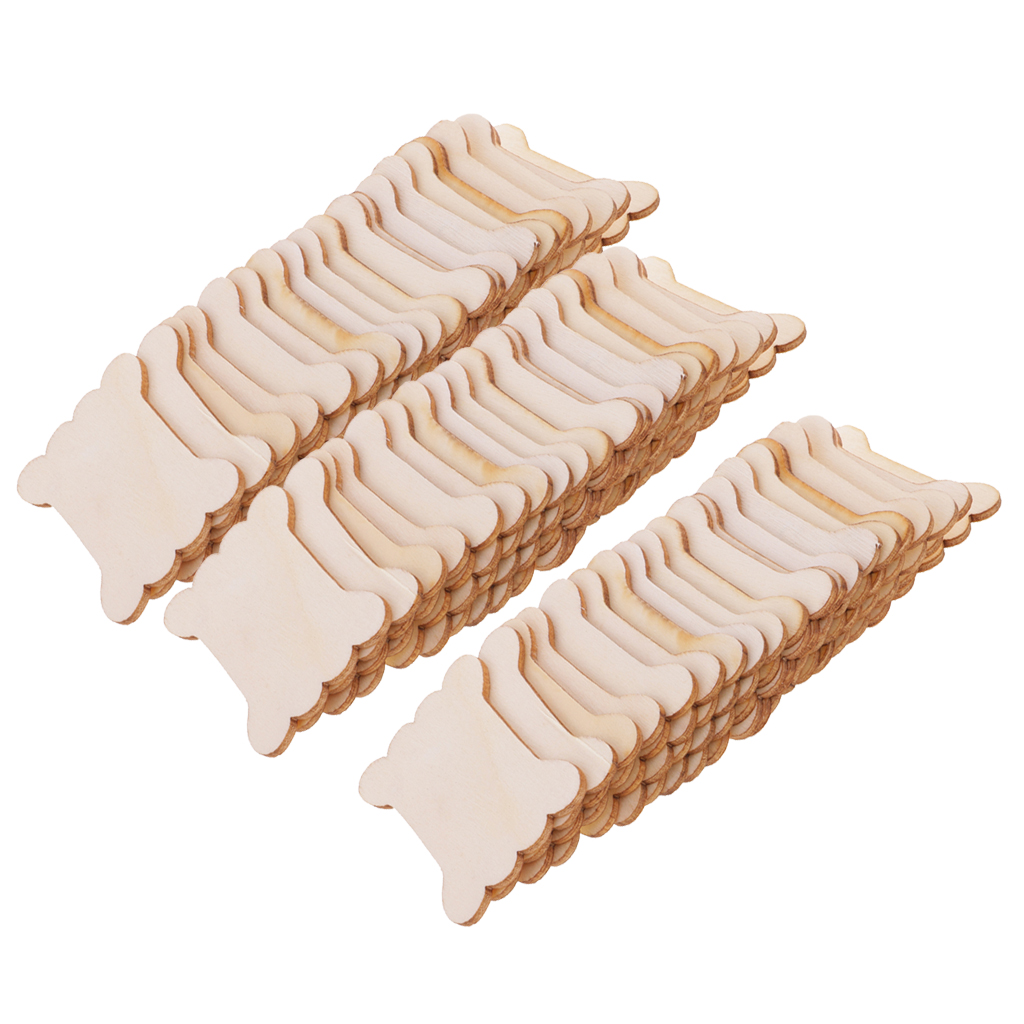 Cotton Embroidery Thread Skeins - 20PCS/40PCS/60PCS 뼈 모양의 나무 치실 스레드