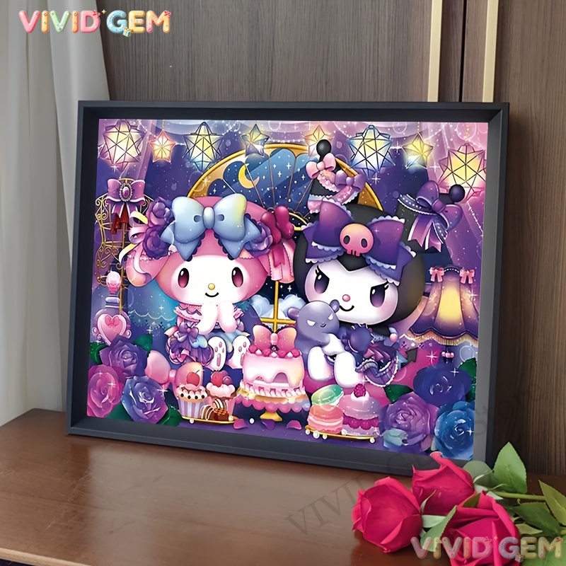 5D Diamond Painting Kit Full Drill - VIVID GEM 5D DIY 다이아몬드 페인팅
