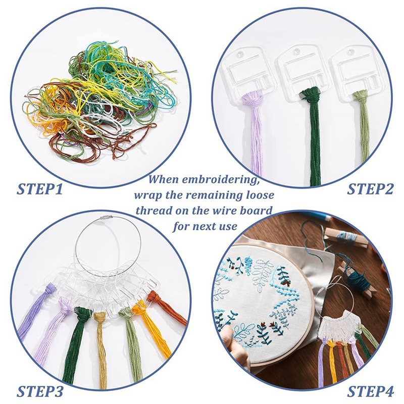 M11K-180개 아크릴 자수실 드롭, 투명 자수실 정 - Cotton Embroidery Thread Skeins 리뷰 및 가격
