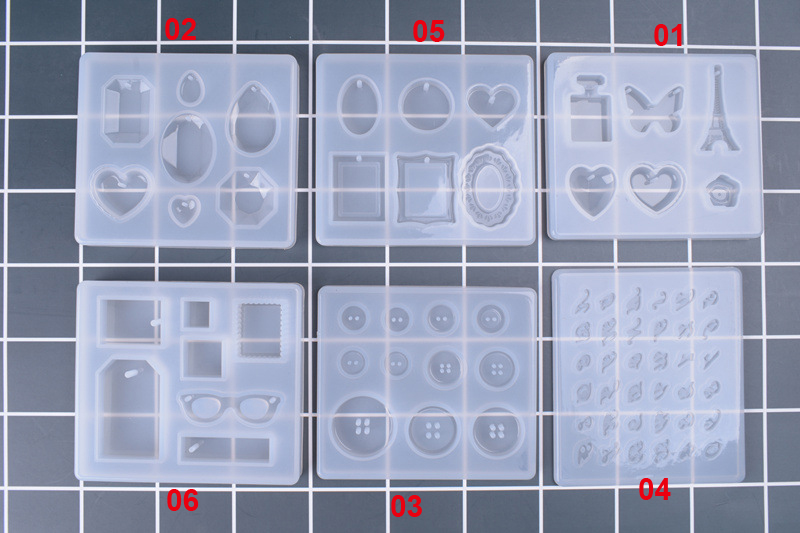 6가지 디자인의 실리콘 레진 몰드 세트 (에폭시 쥬얼리 - Silicone Epoxy Resin Molds Set 리뷰 및 가격