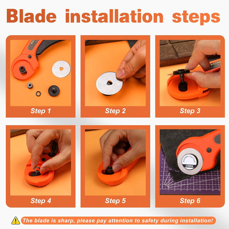 패브릭 로터리 커터 45mm 블레이드 카드 종이 재봉  - Rotary Cutter For Fabric 45Mm 리뷰 및 가격