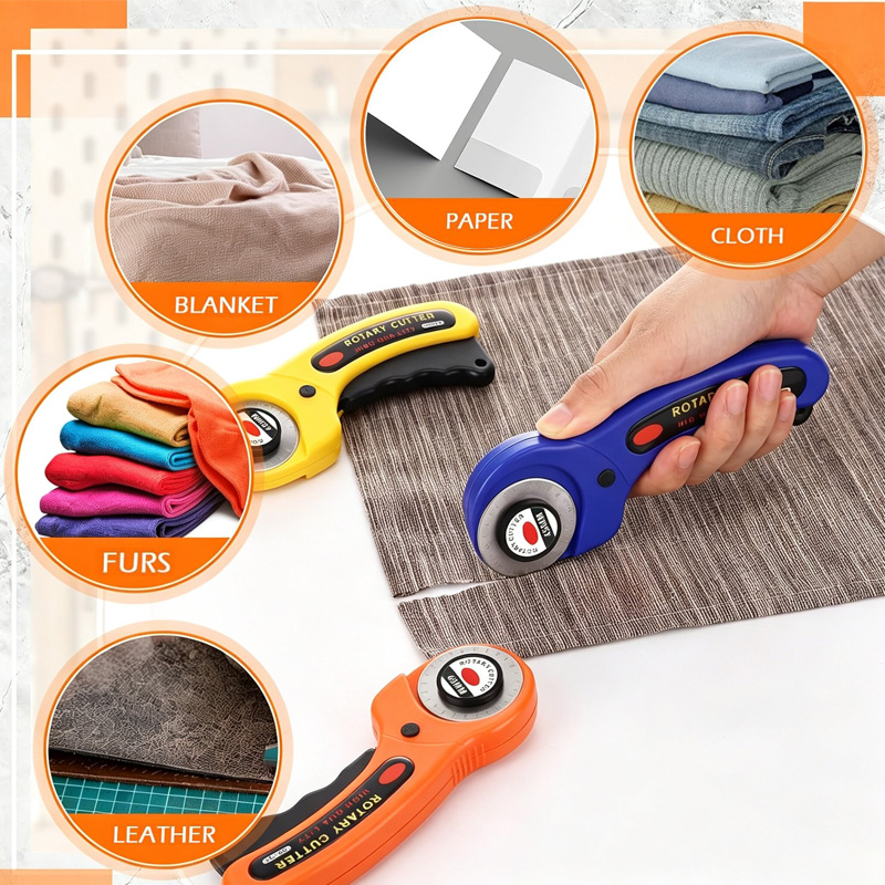 패브릭 로터리 커터 45mm 블레이드 카드 종이 재봉  - Rotary Cutter For Fabric 45Mm 리뷰 및 가격