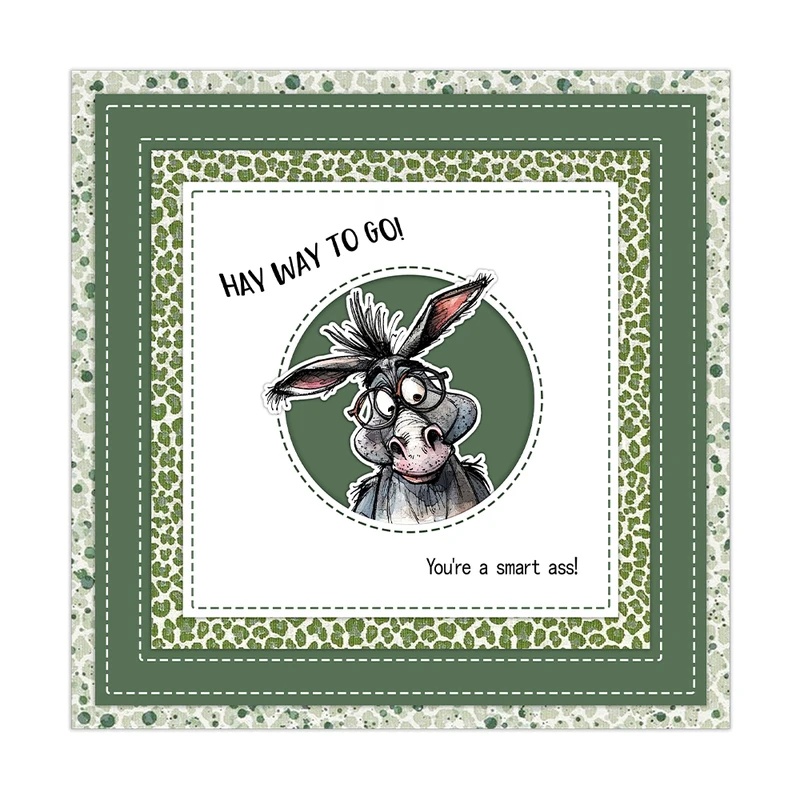 Suncraft 졸업 시즌 재미 있은 당나귀 클리어 스 - Clear Silicone Stamps For Card Making 리뷰 및 가격