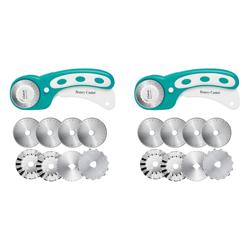 【오늘만!】16개의 회전 칼날이 있는 45mm 원형 재 - Rotary Cutter For Fabric 45Mm 리뷰 및 가격