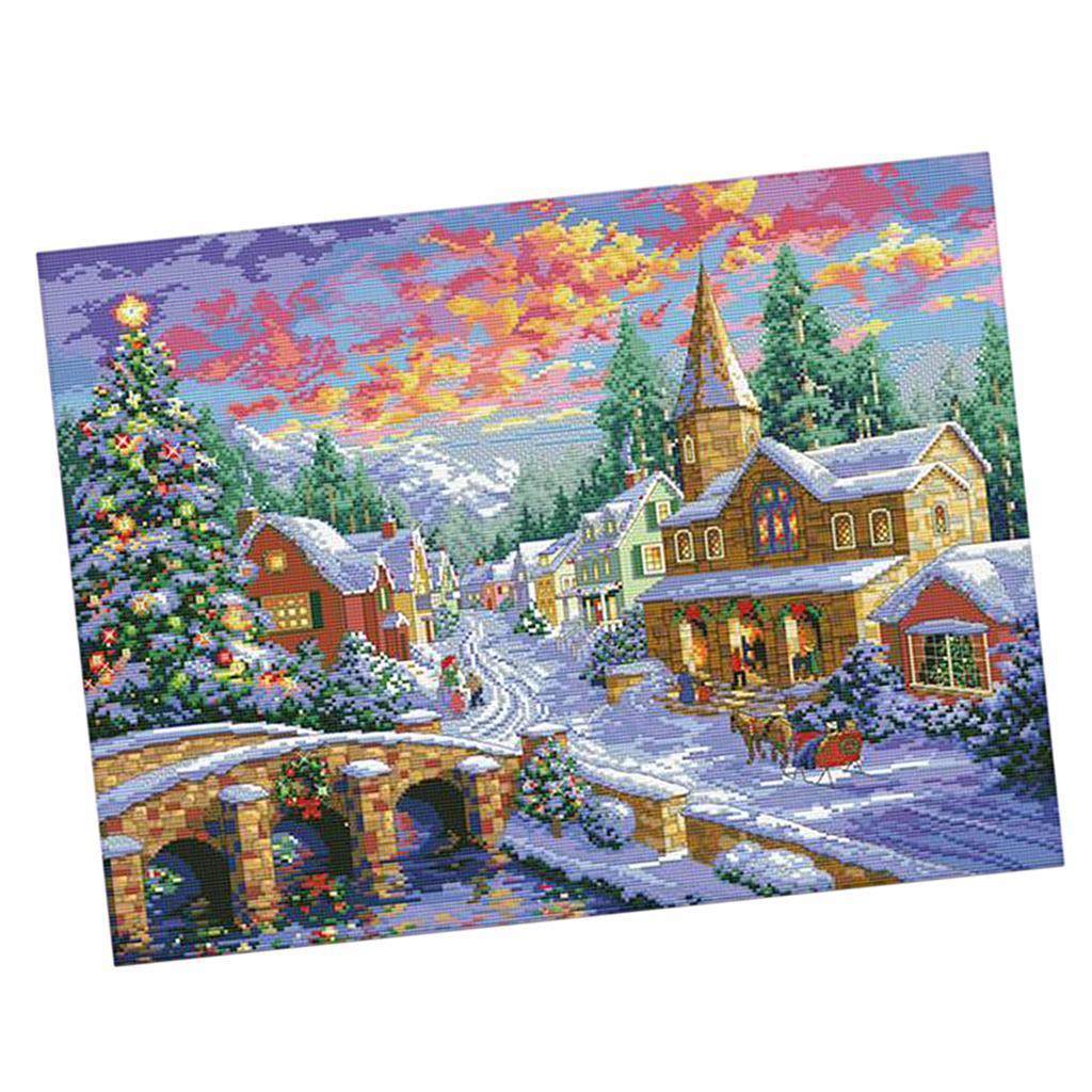 DIY 바느질 공예 스탬프 크로스 스티치 키트 11CT - Cross Stitch Stamped Kits Beginners 리뷰 및 가격
