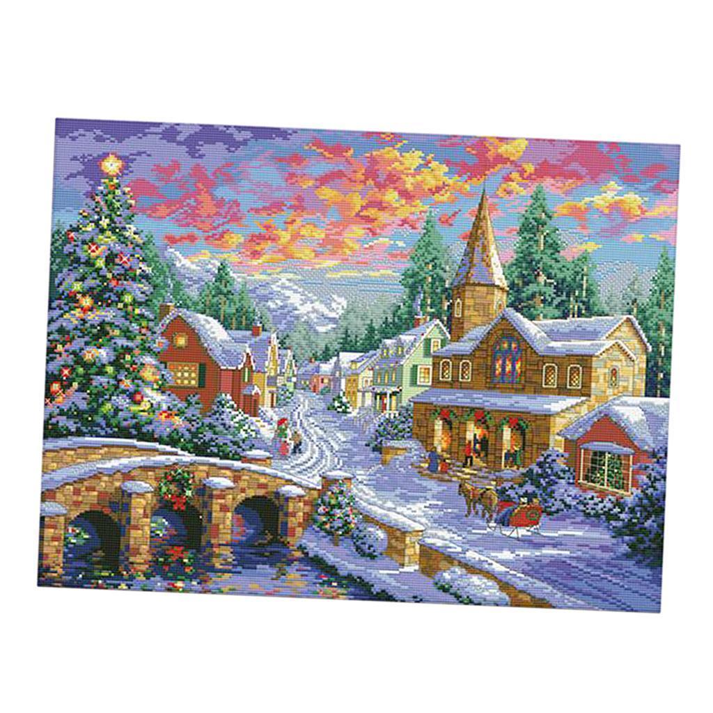 DIY 바느질 공예 스탬프 크로스 스티치 키트 11CT - Cross Stitch Stamped Kits Beginners 리뷰 및 가격