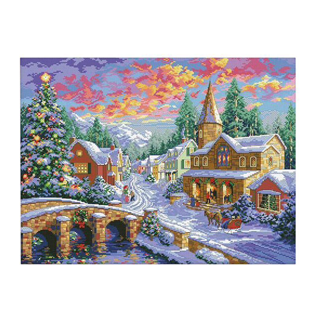 DIY 바느질 공예 스탬프 크로스 스티치 키트 11CT - Cross Stitch Stamped Kits Beginners 리뷰 및 가격