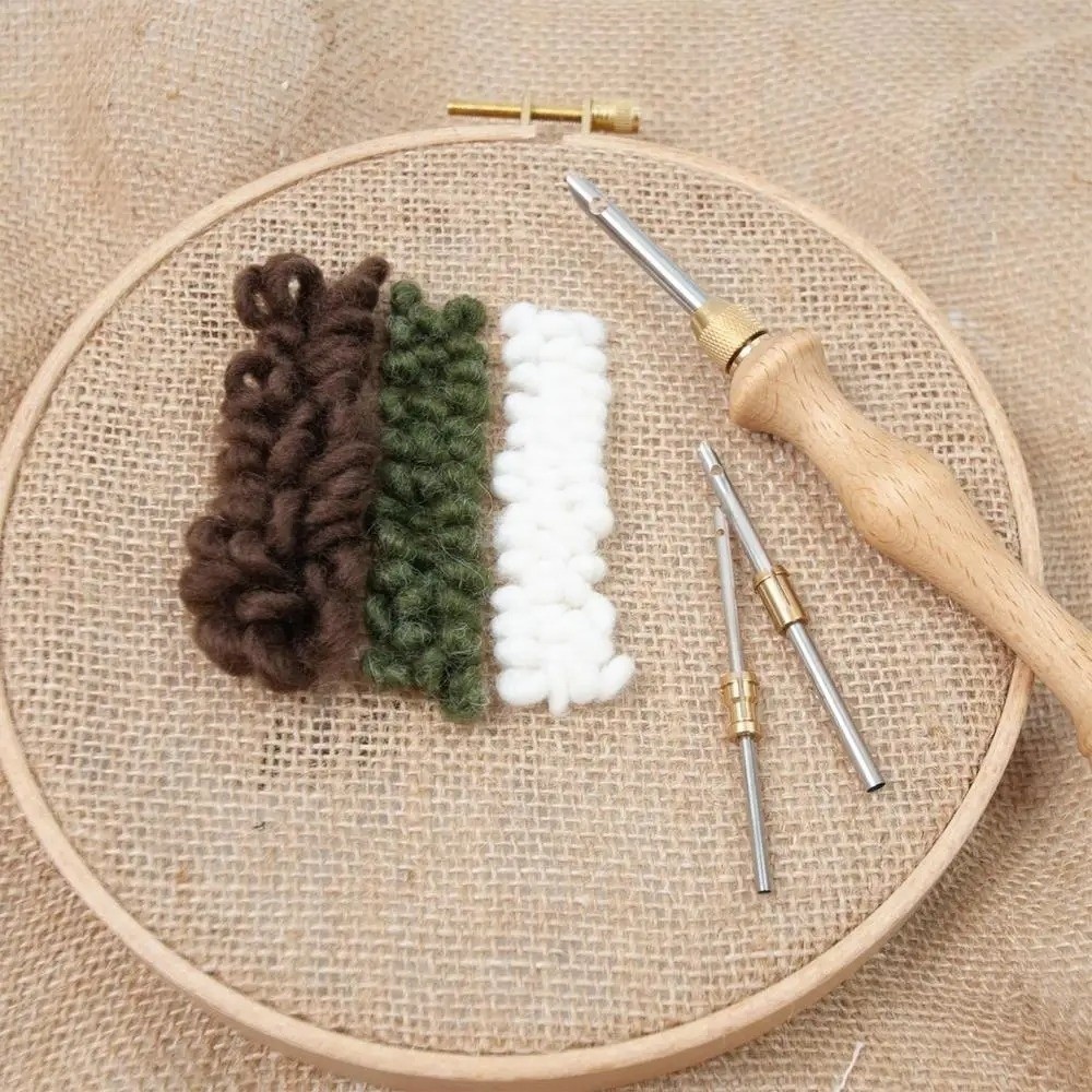 2.5mm/3.5mm/5mm 펀치 니들 세트 나무 손잡 - Cotton Embroidery Thread Skeins 리뷰 및 가격