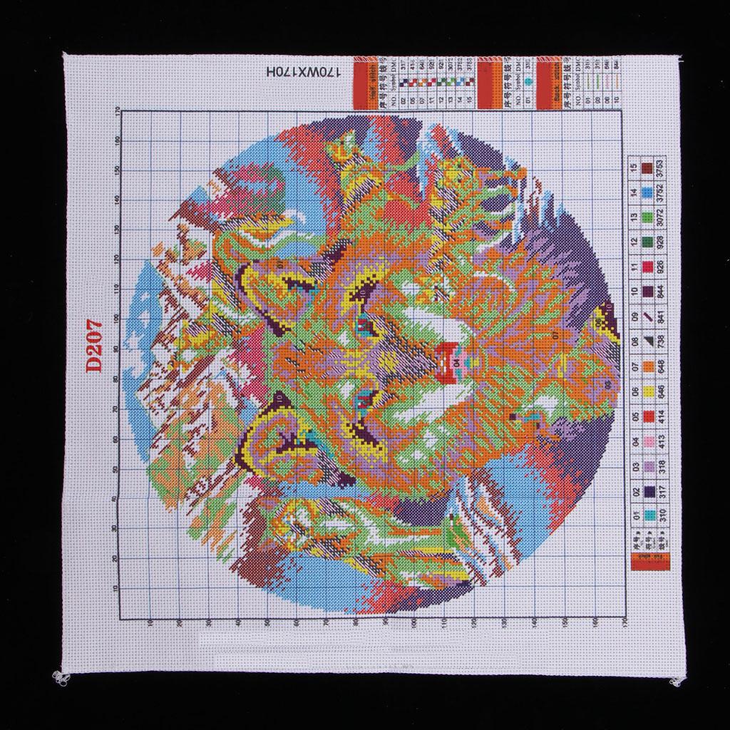 스탬프 자수 키트 면 울프 패턴 프리프린트 자수 세트  - Cross Stitch Stamped Kits Beginners 리뷰 및 가격