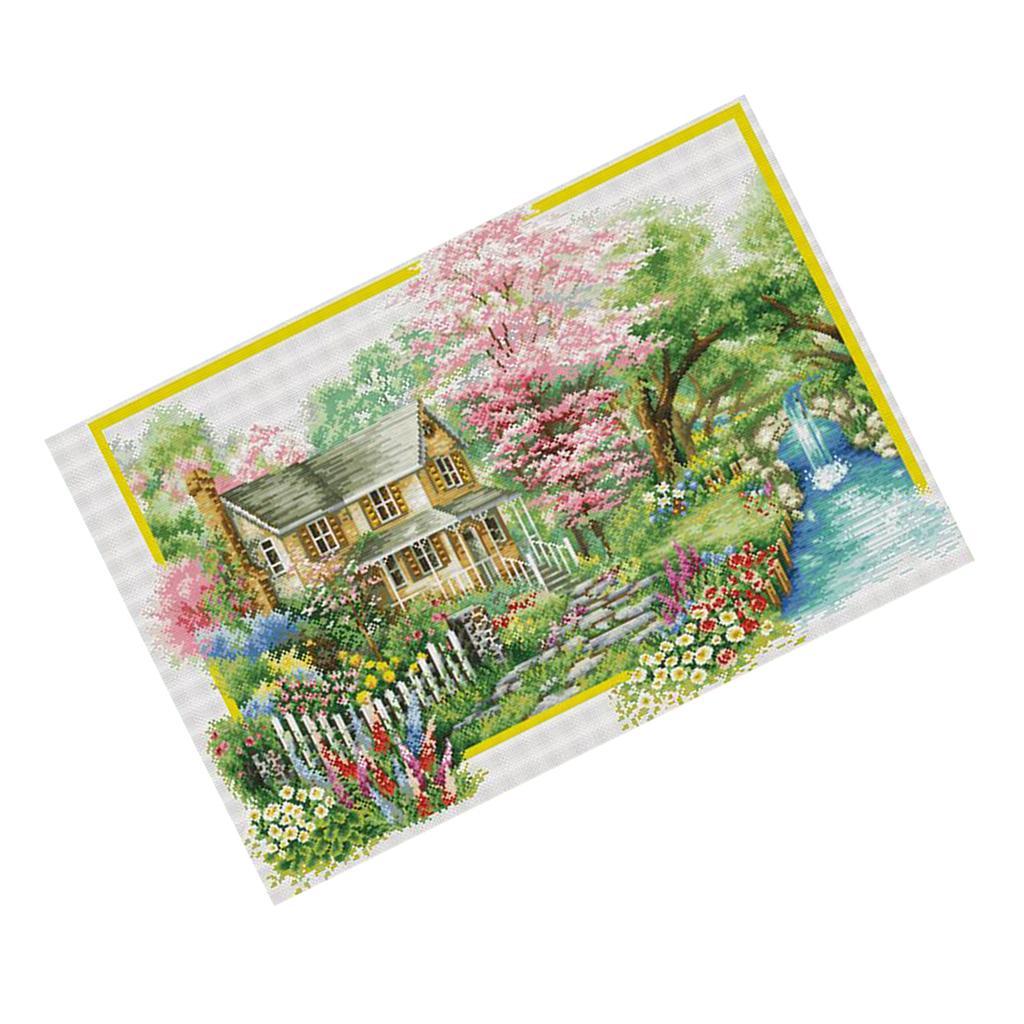 스탬프드 크로스 스티치 키트 면 프린트 자수 키트 홈  - Cross Stitch Stamped Kits Beginners 리뷰 및 가격