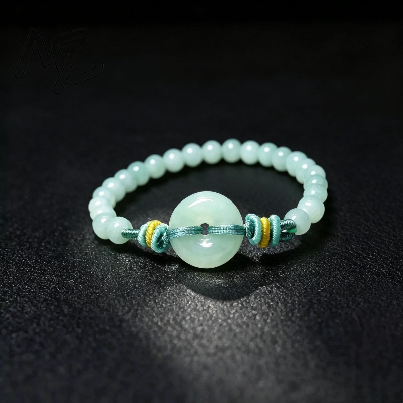 천연 에메랄드 블루 워터 피스 버클 비즈 팔찌 미얀마산 - Beading 리뷰 및 가격