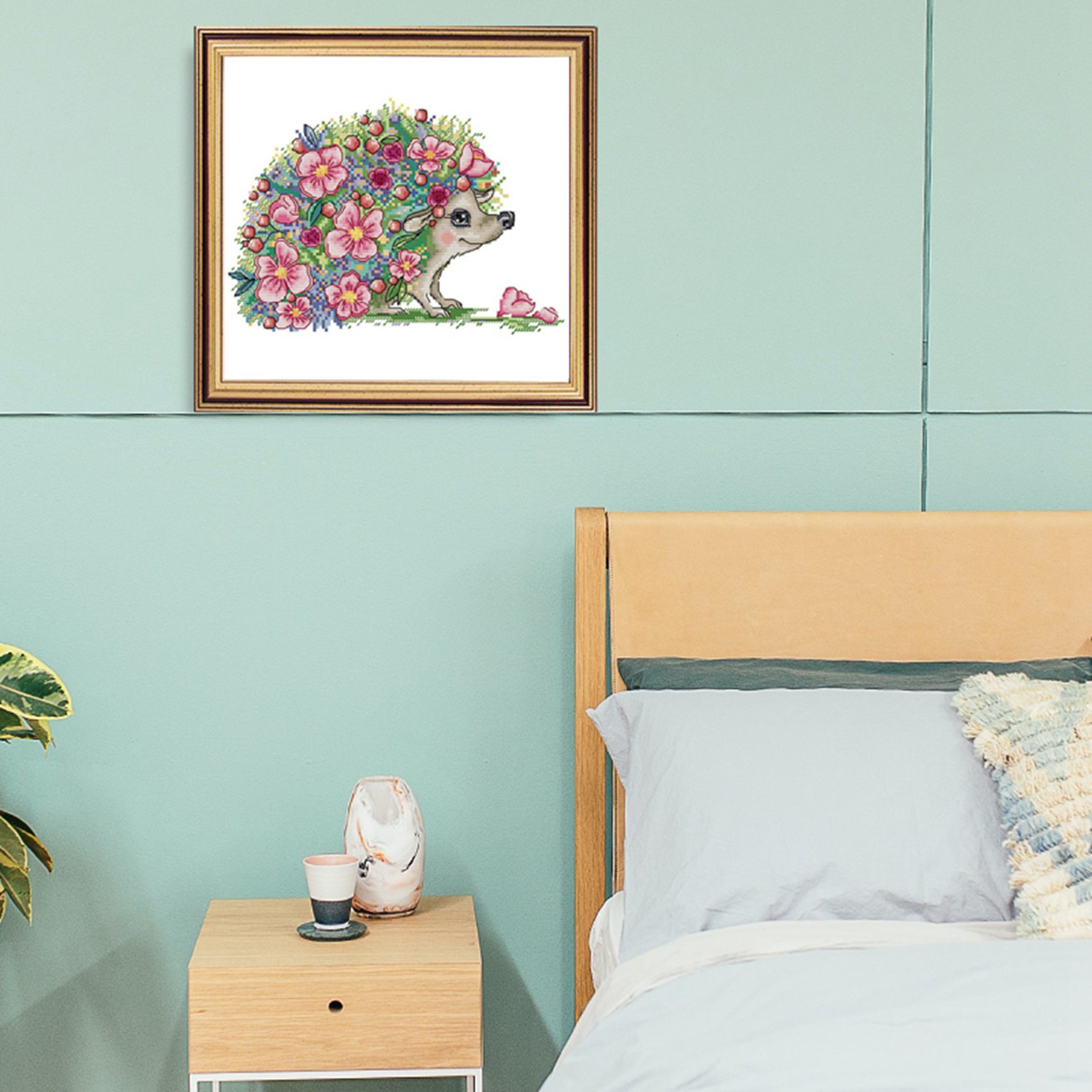 HLZS-크로스 스티치 키트 성인 초보자 어린이를 위한 - Cross Stitch Stamped Kits Beginners 리뷰 및 가격