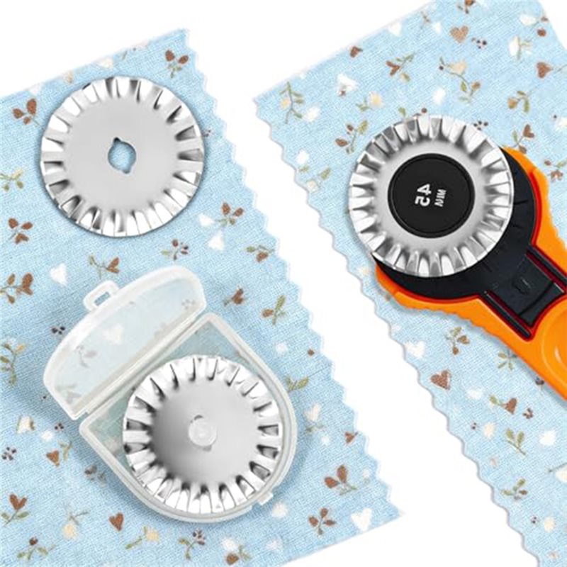 패브릭 퀼팅, 바느질, 스크랩북킹용 AAAF 교체용 칼 - Rotary Cutter For Fabric 45Mm 리뷰 및 가격