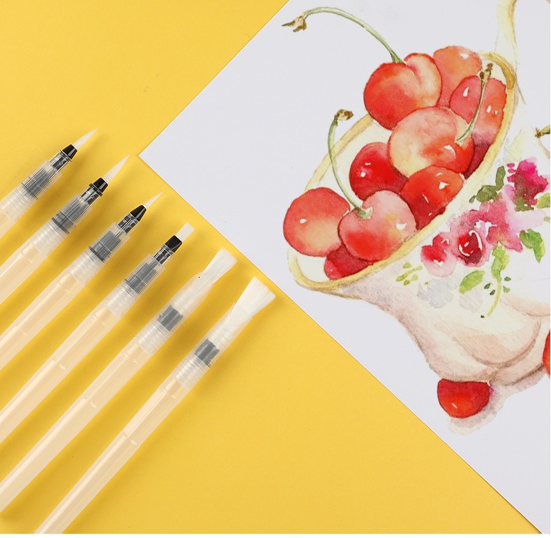 수돗물 펜 세트 단색 수채화 물감 펜 초보자 리필 가능 - Watercolor Paint Set Solid Pigment 리뷰 및 가격