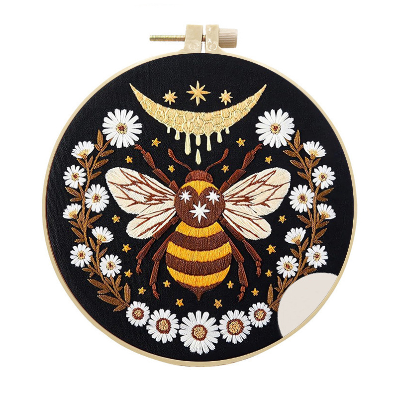 초보자를 위한 벌새 자수 키트 패턴 펀치 바늘 키트 크 - Cross Stitch Stamped Kits Beginners 리뷰 및 가격