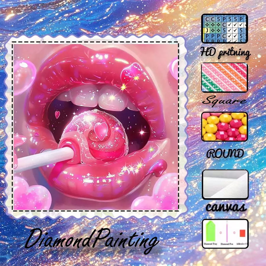 1개 - 5D-DIY - 플로킹 천 - 특수 드릴 -  - 5D Diamond Painting Kit Full Drill 리뷰 및 가격