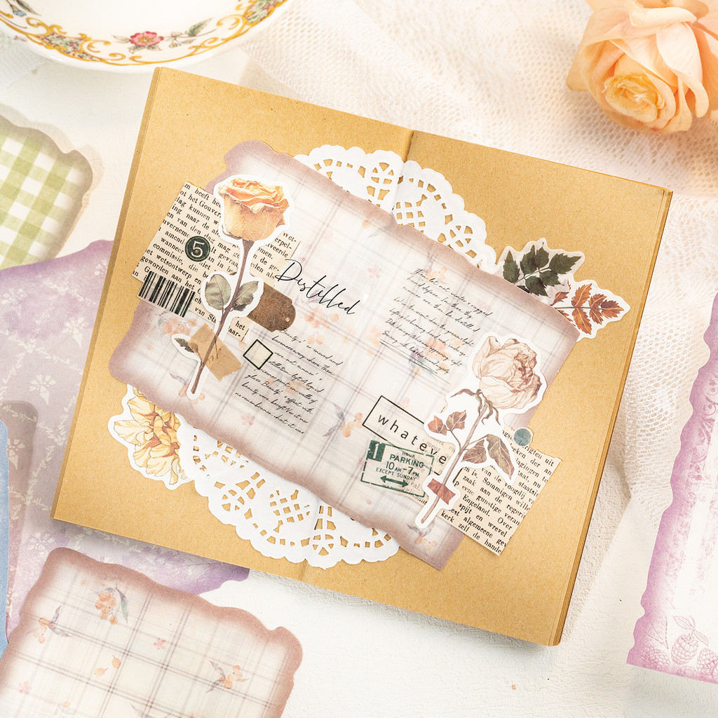 30장 빈티지 스크랩북 용지, 스크랩북킹 재료, 재활용 - Vintage Junk Journal Scrapbooking Paper 리뷰 및 가격
