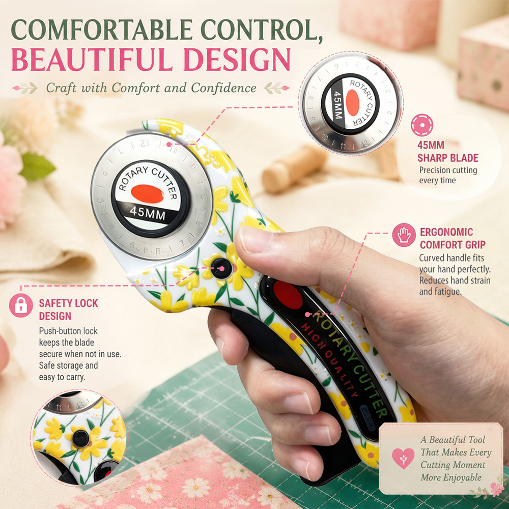 로터리 커터 45mm 카드 종이 재봉 퀼팅 롤러 원단  - Rotary Cutter For Fabric 45Mm 리뷰 및 가격