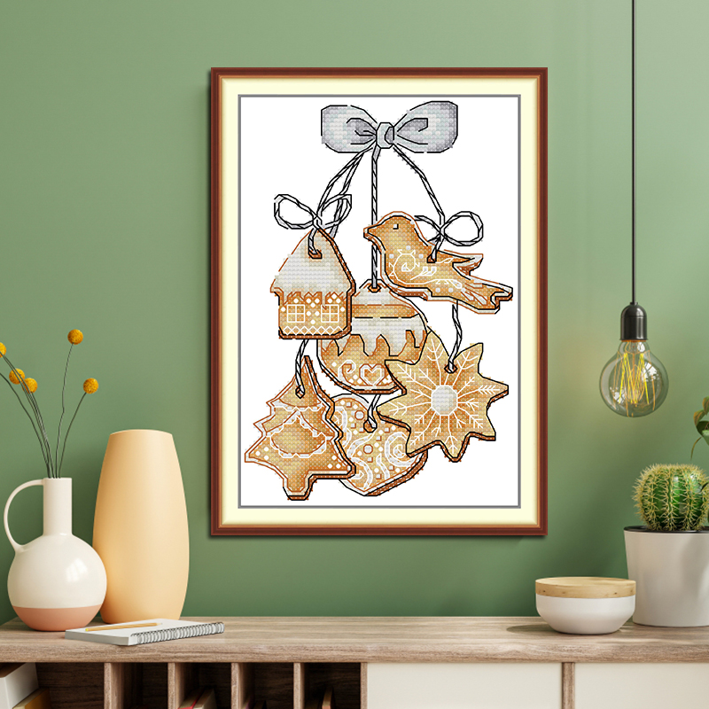 쉬운 십자수 키트, 휴식을 위한 쿠키 HD 패턴, 아이 - Cross Stitch Stamped Kits Beginners 리뷰 및 가격