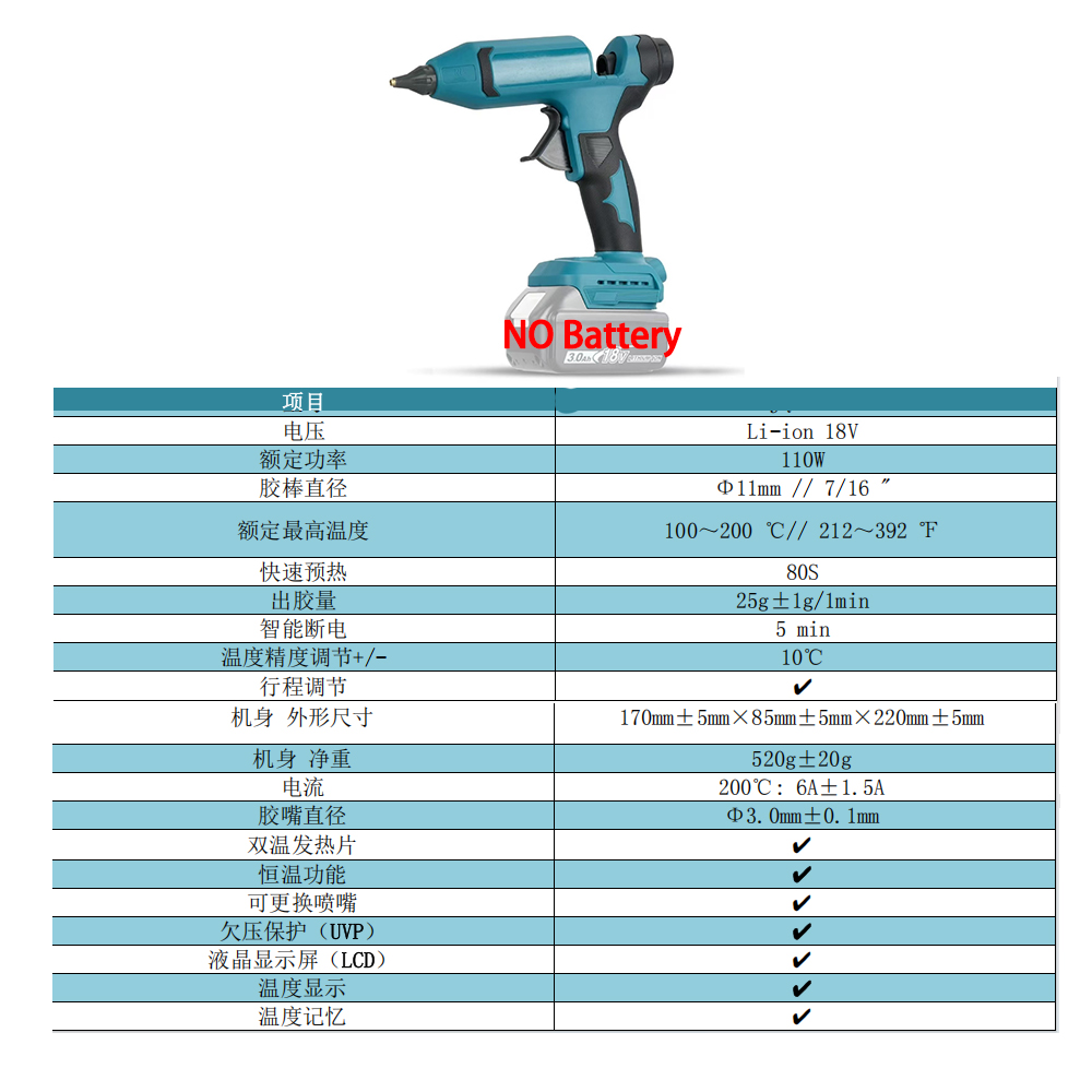 VILASTING 전기 핫멜트 글루건 무선 LED 디스 - Hot Melt Glue Gun Cordless 리뷰 및 가격
