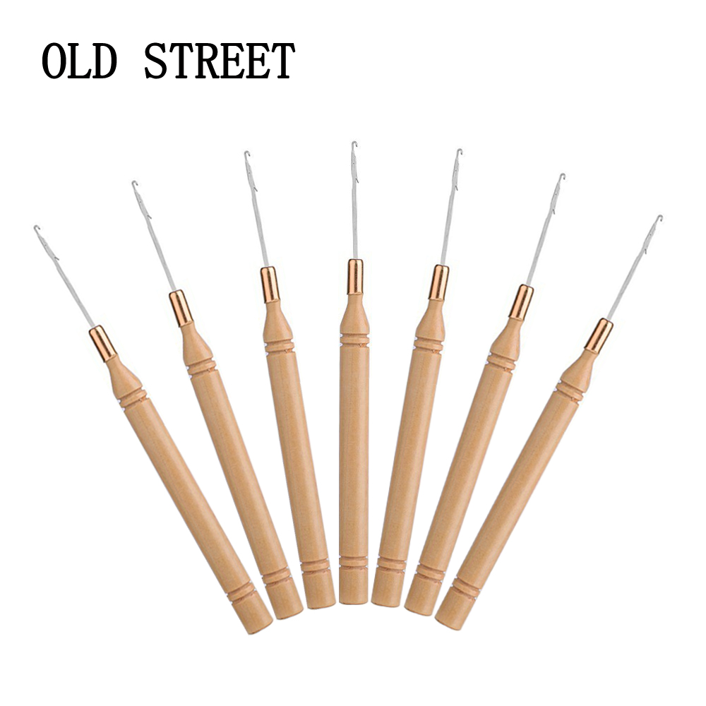 인체공학적 나무 손잡이 헤어 익스텐션 후크 바늘 독특한 - Wooden Crochet Hooks Ergonomic Handle 리뷰 및 가격