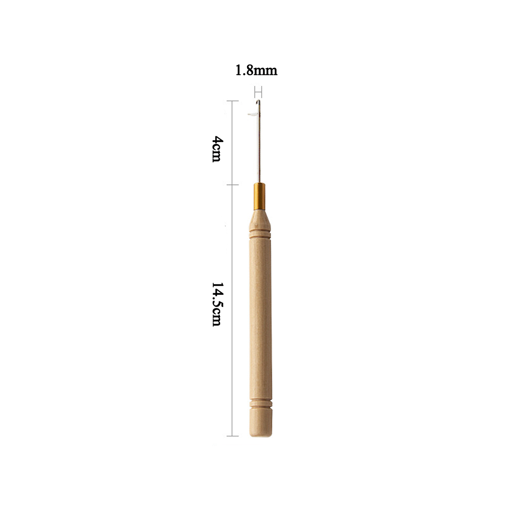 인체공학적 나무 손잡이 헤어 익스텐션 후크 바늘 독특한 - Wooden Crochet Hooks Ergonomic Handle 리뷰 및 가격