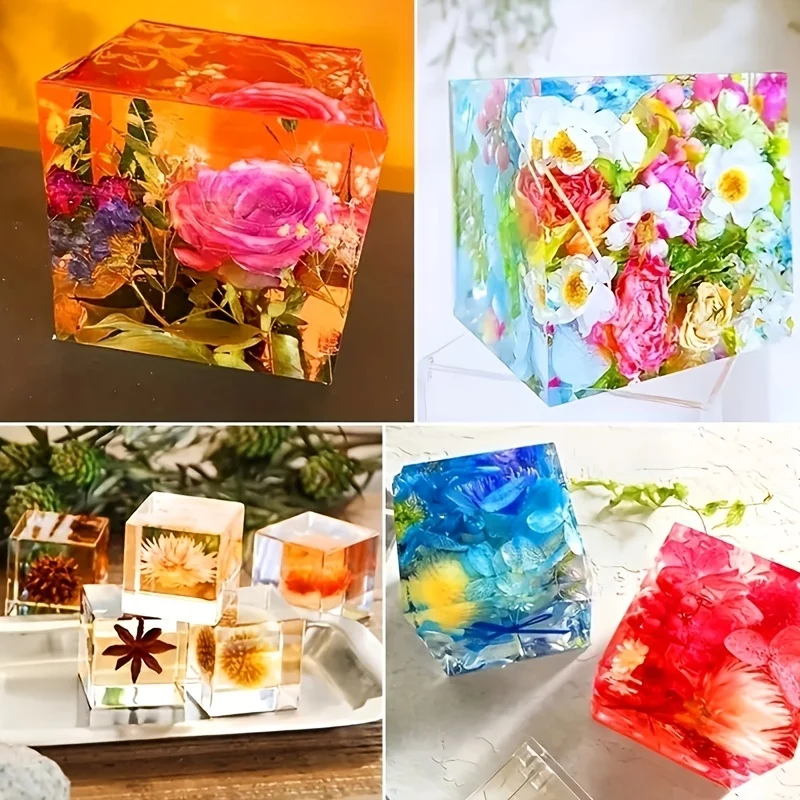 5 개 사각형 수지 금형 실리콘, 에폭시 수지 붓는 금 - Silicone Epoxy Resin Molds Set 리뷰 및 가격
