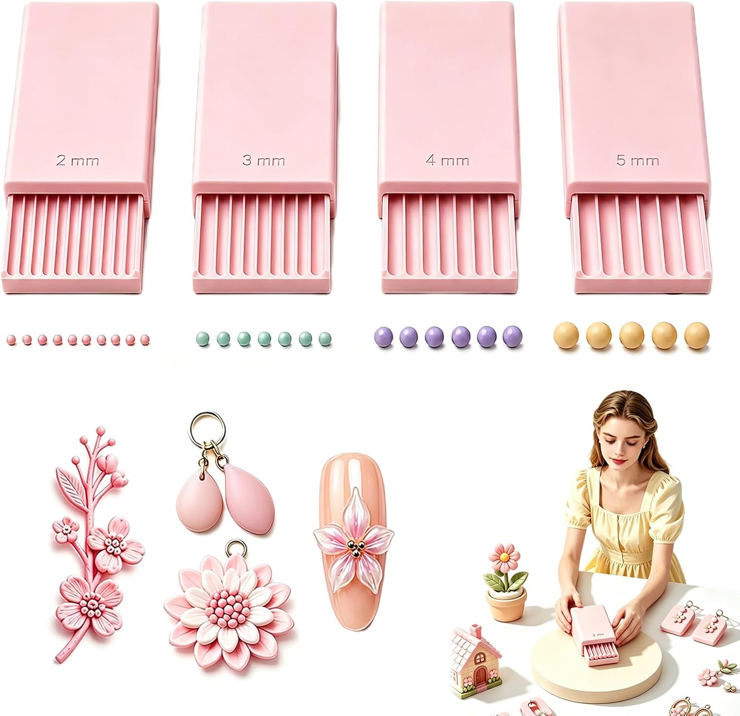 3D 프린트 점토 젤 볼 제작 도구, 3D 젤 플라워용 - Craft Tools 리뷰 및 가격