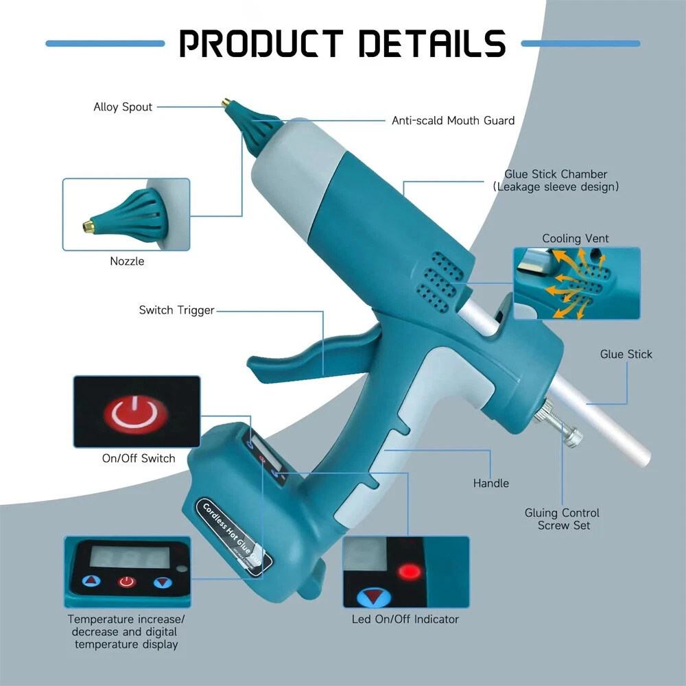 Makita/Dewalt/Milwaukee/Bosch/ - Hot Melt Glue Gun Cordless 리뷰 및 가격