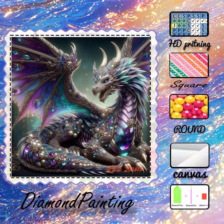 1개 5D DIY 플로킹 천, 특수 드릴, 다이아몬드  - 5D Diamond Painting Kit Full Drill 리뷰 및 가격