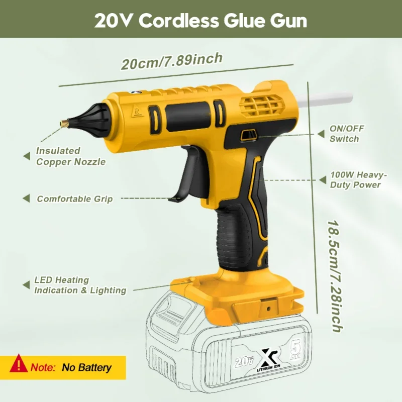 무선 전기 핸드 헬드 핫 접착제 총 수리 DIY 도구  - Hot Melt Glue Gun Cordless 리뷰 및 가격