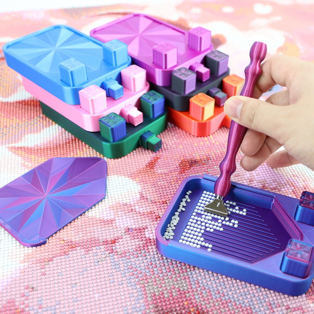 다색 다이아몬드 페인팅 트레이(2개의 쓰레기통 포함), - Painting Supplies 리뷰 및 가격