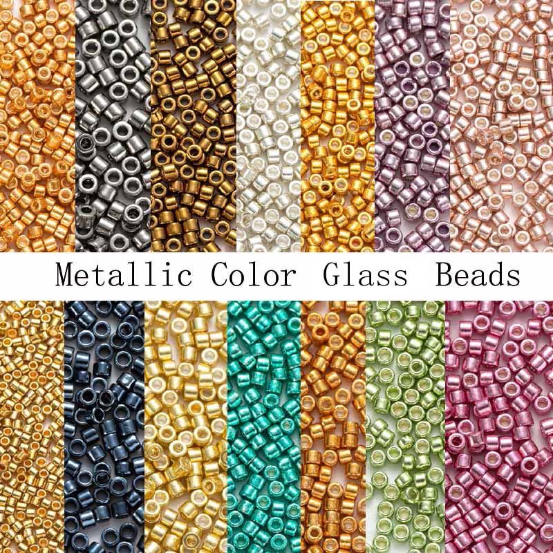 MKU 유리 구슬 1200Pcs 금속 색상 DIY 수제 - Glass Seed Beads 2Mm Jewelry Making 리뷰 및 가격