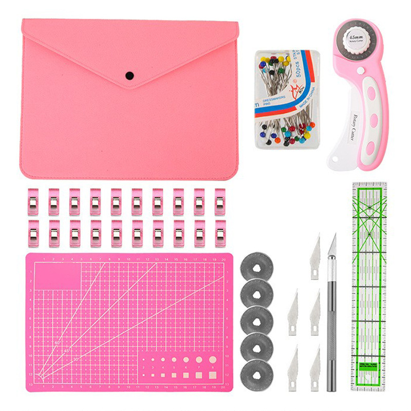 로터리 커터 세트, 핑크 퀼팅 키트 포함 원단 커터 교 - Rotary Cutter For Fabric 45Mm 리뷰 및 가격