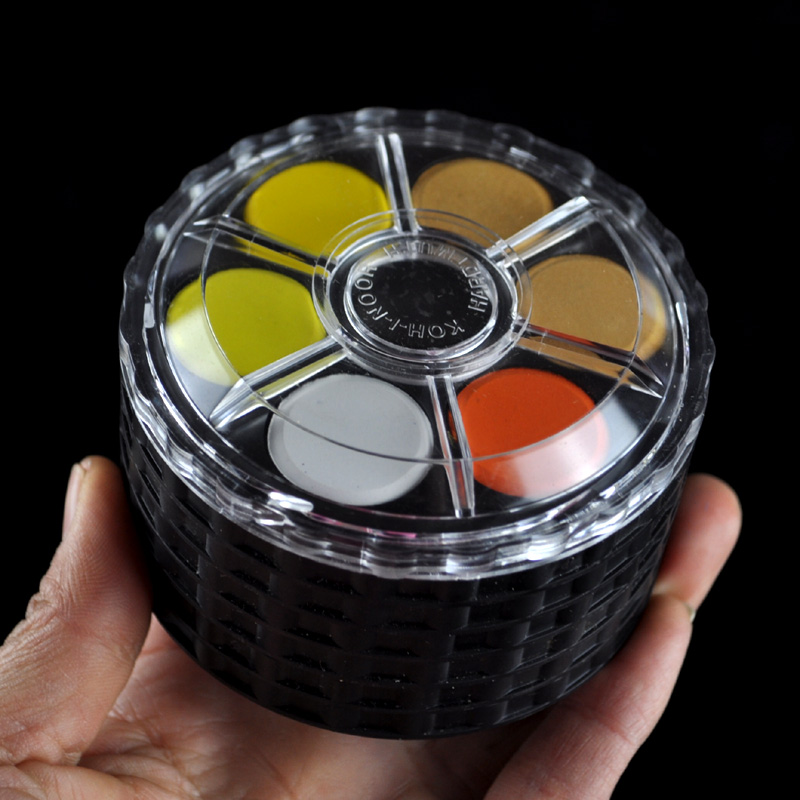 KOH-I-NOOR 솔리드 수채화 안료 휴대용 휠 스택 - Watercolor Paint Set Solid Pigment 리뷰 및 가격